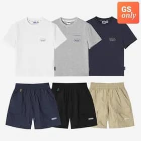 아웃도어프로덕츠키즈 포켓 반팔티 우븐 포켓쇼츠 세트 1+1