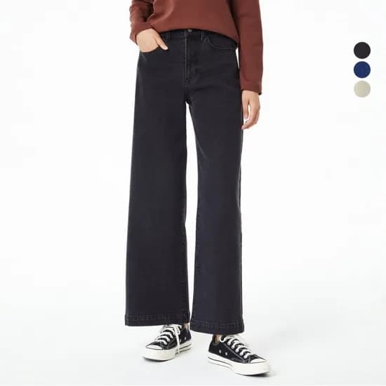 자주 세미와이드 데님 3종 택 1