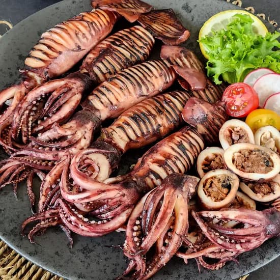 통찜용 오징어 생물 급냉 5~8미 1kg