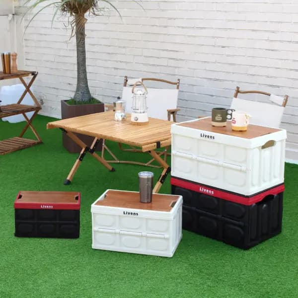 캠핑 수납 리빙박스 56L 2개