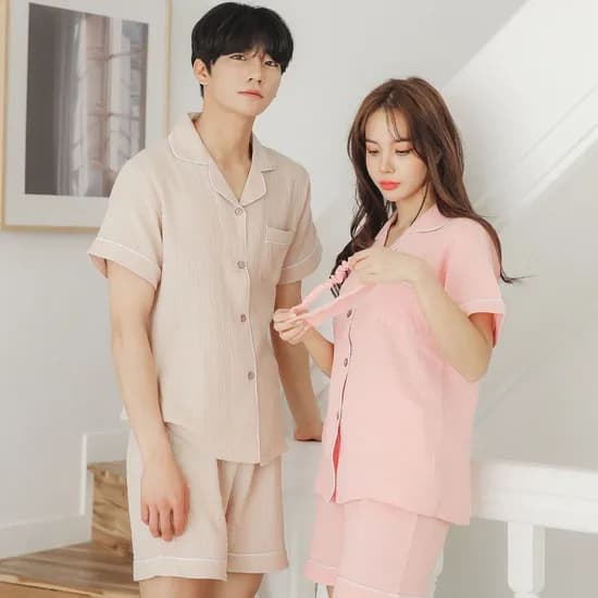 글램공감 무지 긴팔 잠옷 상하의세트