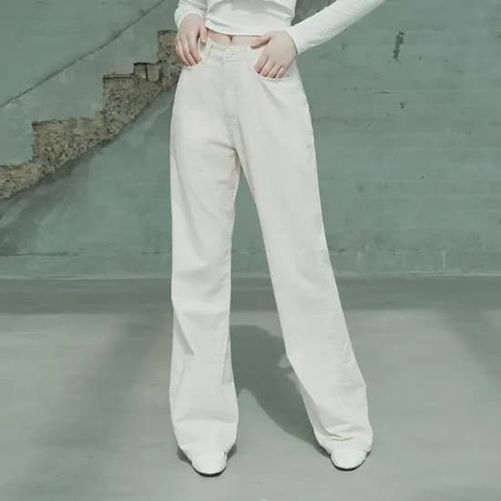 린넨 와이드 팬츠