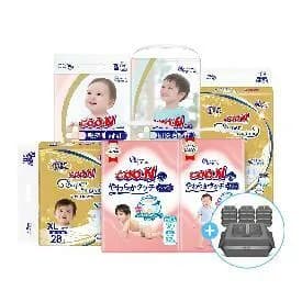 군 소프트터치 팬티 특대형 3팩 물티슈 10팩
