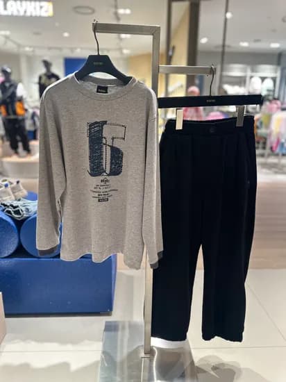 블루테일 긴팔 티셔츠 트레이닝 팬츠 상하세트