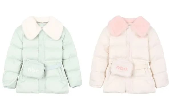 NBA키즈 여아 벨트백 덕다운 패딩