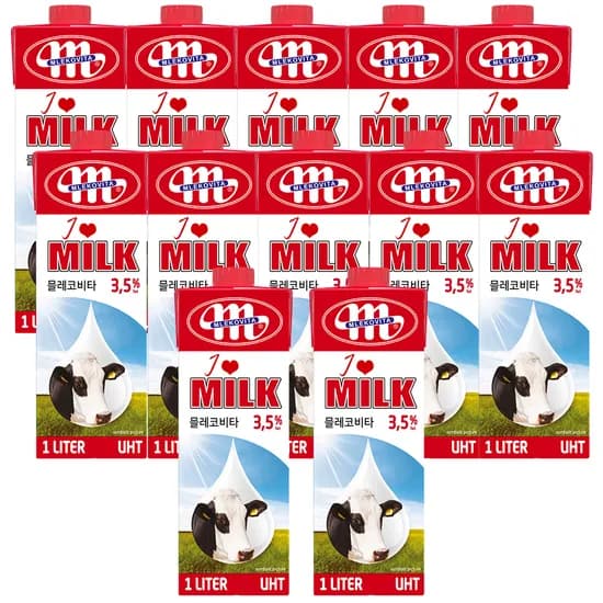 믈레코비타 아이러브밀크 3.5 1000ml 12입