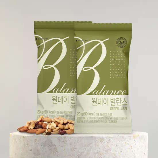 산과들에 한줌견과 원데이발란스그린 20g 40봉