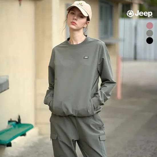 지프 남성/여성 우븐 셋업