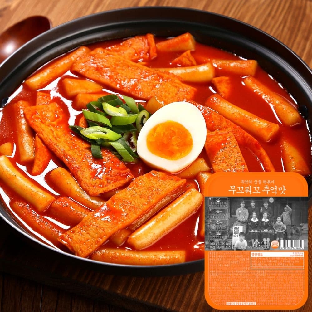 무꼬뭐꼬 추억의 국물떡볶이 600g 4팩