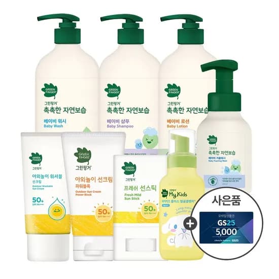 그린핑거 촉촉한 자연보습 거품워시 320ml 2개 16,820원