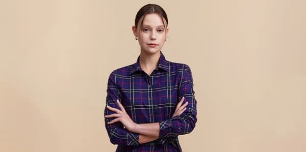 헤지스 여성 아이보리 캐주얼 점퍼