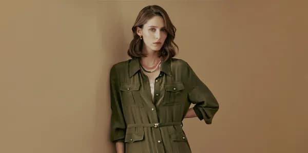 마쟈 스트라이프 라운드넥 니트