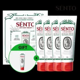 센토 고불소 프라임 구취케어 치약 아쿠아 민트향 120g 5개