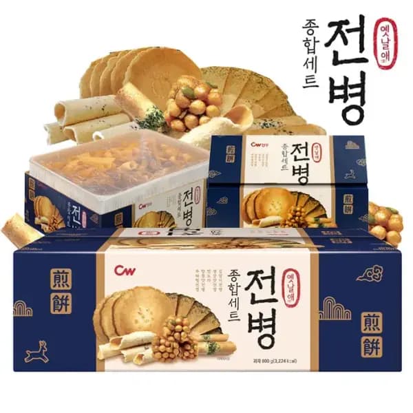 청우 옛날애 종합전병세트 5종 800g