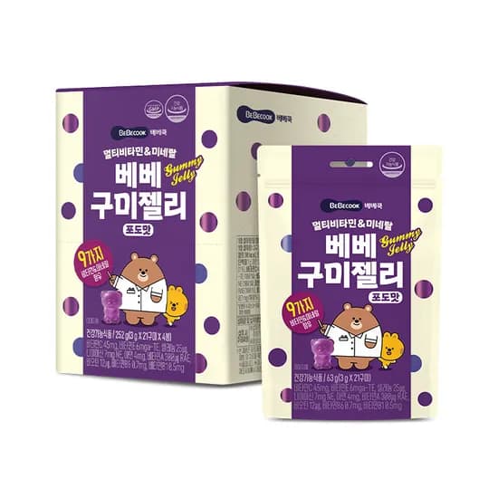 베베쿡 구미젤리 1박스 + 1박스