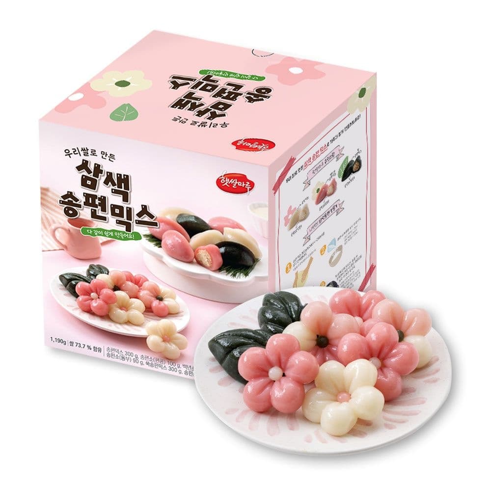 화과방 우리쌀로 만든 삼색송편믹스 DIY 키트