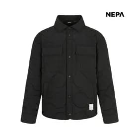네파 공용 써모퍼프 캐주얼 퀼팅 셔츠형 패딩 7JE0962 76,000원