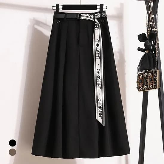 카라 멜로디플레어스커트+벨트 세트 77까지 18,580원