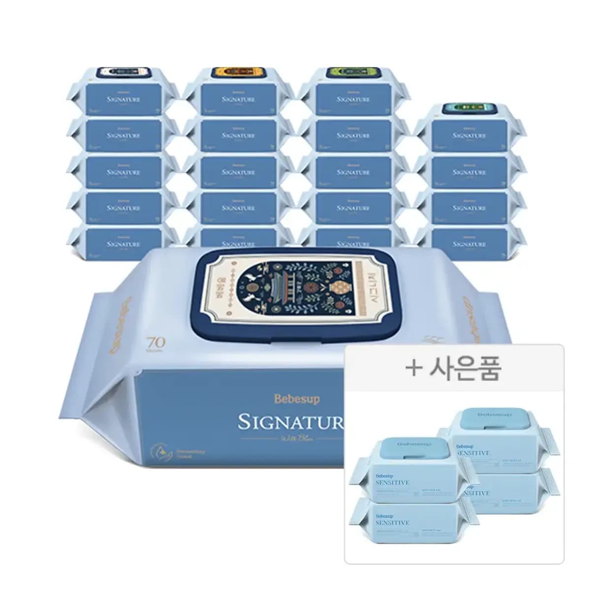 베베숲 시그니처 위드블루 헤리티지 에디션 20팩+해태 휴대 4팩