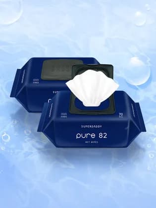 슈퍼대디 퓨어82 물티슈 20팩