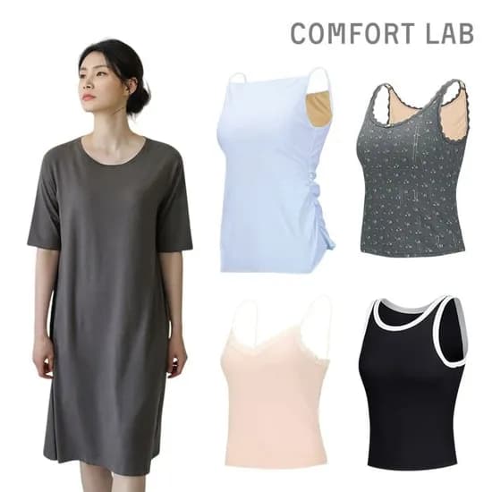 컴포트랩 브라부착 니트 브라탑 나시 12890원