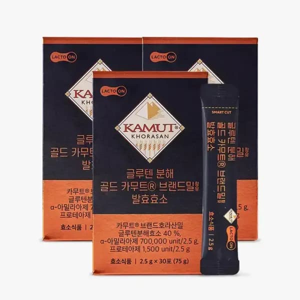 골드 카무트 브랜드밀 발효효소 3박스