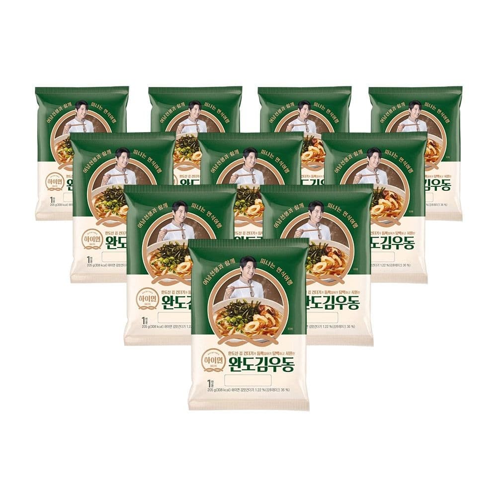 하이면 완도김우동 205g x 15봉