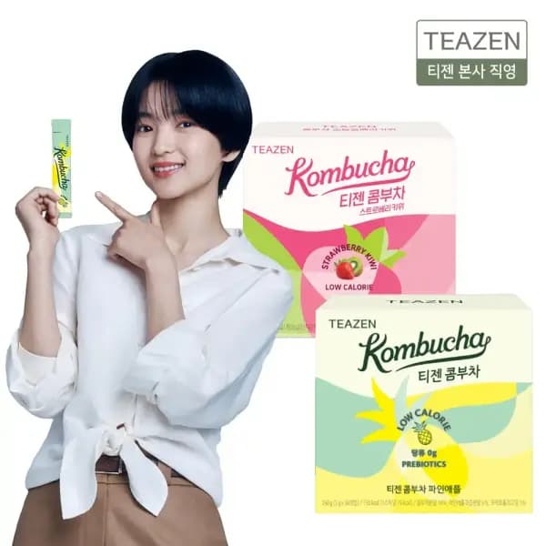 티젠 콤푸차 파인애플 스트로베리키위 100스틱