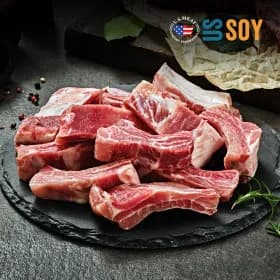 누리푸드 바베큐 캠핑구이용 쪽갈비 400g 4팩