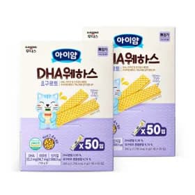 아이얌 DHA 웨하스 요구르트 2팩