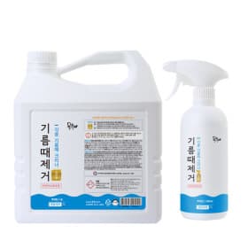 주방 후드청소 기름때 세정제 500ml 본품 4L 리필