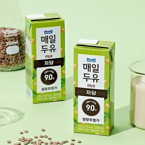 매일두유 저당 렌틸콩 두유 190ml 48팩