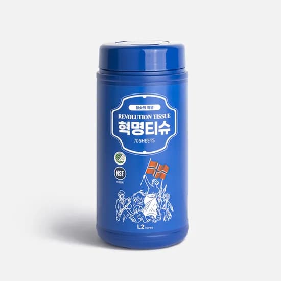 혁명티슈 멀티클리너 세정티슈 70매