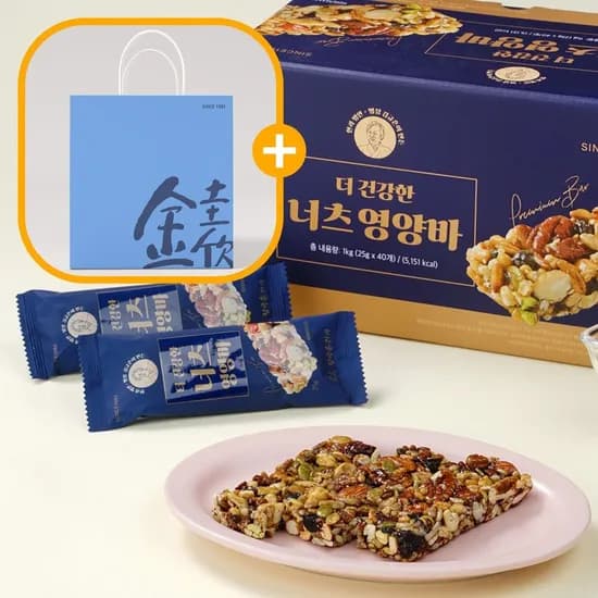 김규흔 한과 더 건강한 너츠 영양바 40개입