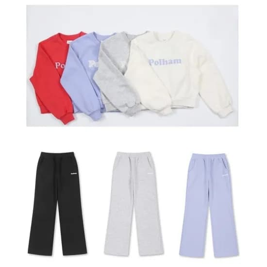 폴햄키즈 여아 더블니트 맨투맨 조거 팬츠 7종 7,440원
