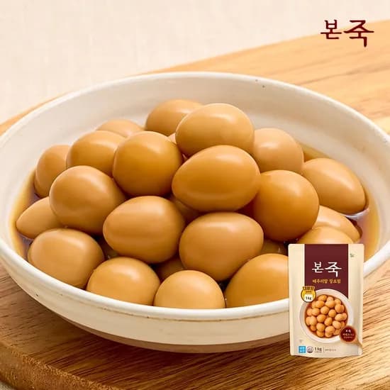 본죽 메추리알장조림 1kg 5팩