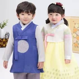 금동이 남아/여아 아동 한복 모음 유클 카드