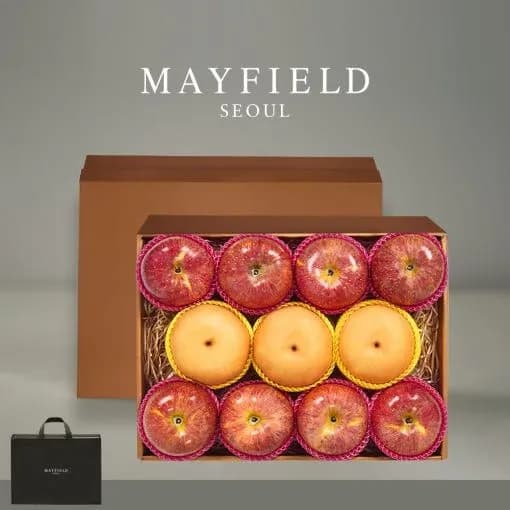 메이필드호텔 골든후르츠 사과&배 혼합세트 총11입 선물용가방