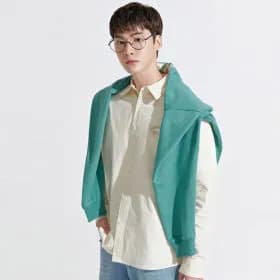 고용 캐주얼 오버핏 기모 후드 티셔츠 12개