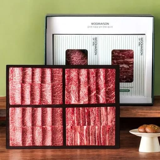 우메종 프리미엄 한우패밀리세트 등심 채끝 살치 국거리 99,520원