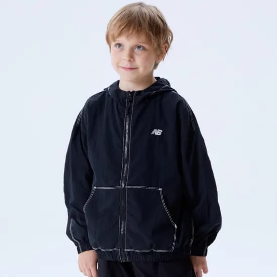 뉴발란스 키즈 에센셜 홑겹 바람막이