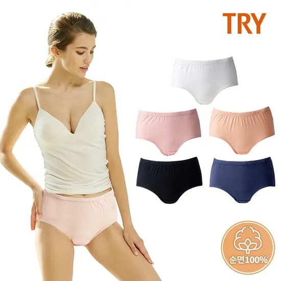 트라이 순면 맥시팬티 5장 세트