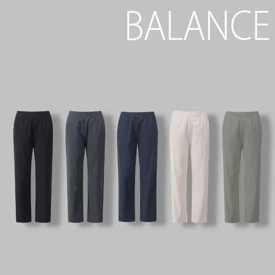 탑텐 밸런스 여성 수퍼 스트레치 스트레이트 팬츠 2장