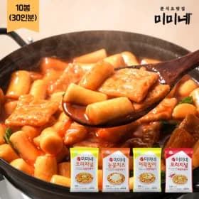 미미네떡볶이 4종 8봉 또는 10봉 24~30인분