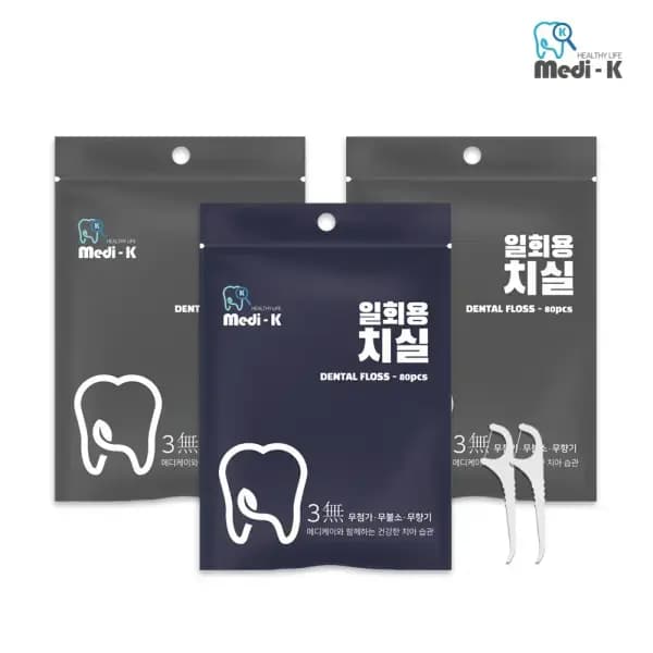 국내생산 일회용 치실 240개 + 케이스