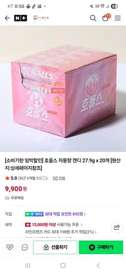 호올스 20개