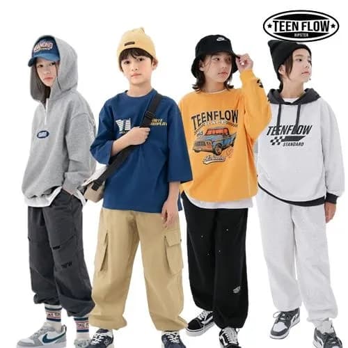 틴플로우 주니어 가을용 상하세트