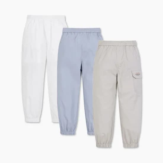 베네통키즈 우븐조거팬츠