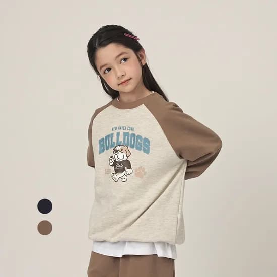 예일키즈 래글런 불독스 맨투맨
