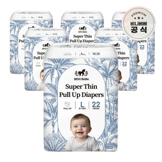 기저귀 슈퍼소프트 팬티형 XL 6팩